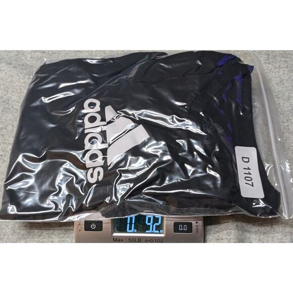 Adidas T Shirt Black and Gray with White Logo Men's Size 2X - Picture 7 of 7